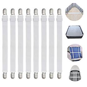 Goodtimes 791309330034 Adjustable Bed Sheet Straps Suspenders Elastic Fasteners Grippers Garte