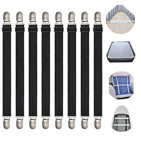 Goodtimes 791309330041 Adjustable Bed Sheet Straps Suspenders Elastic Fasteners Grippers Garte