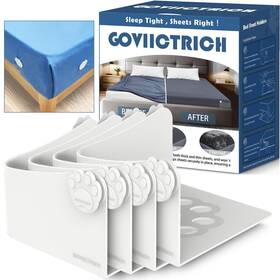 Goviictrich 764942906621 Bed Sheet Holders Straps Fitted Straps/holders Keep Sheets