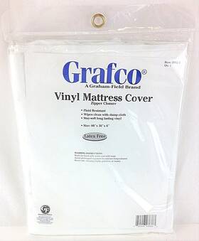 3862-1 Grafco Graham-field Brand Vinyl Mattress Cover Zipper Closure 80 Inch X 36 6 New