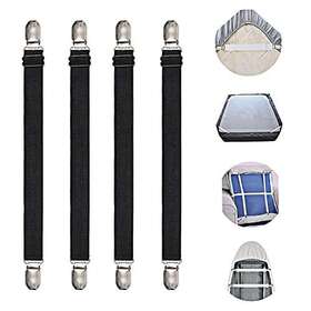Gutezeiten 768443092586 Bed Sheet Clips Adjustable Fasteners Holder Straps And Suspender Gripper