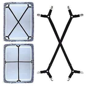 Gutezeiten 791507009459 Sheet Clips Bed Holder Straps Adjustable Fastener Elastic Mattre
