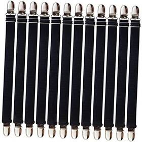 Bs-12 Gxxmei 12pcs Bed Sheet Clips Straps Corner Holder Mattress