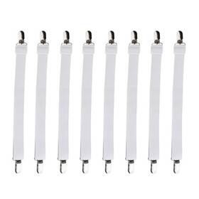 Kfbb3b59 Haomang Pack Of 8 Pcs Bed Sheet Fasteners Adjustable Elastic Straps Heavy Duty