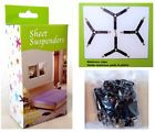 Hasus-1v20 Hasus Bed Sheet Suspenders Adjustable Triangle Elastic Fasteners Grippers Pc