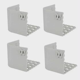 Henan Dibangni Indutrial Development Co. Ltd. Ty-0804-13 Butterfly Lock Bed Sheet Holders With Anti-slip Pads For Corners 4pcs Heavy Duty
