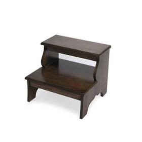 Homeroots Kitchen & Dining 512822870113 18 Inch Brown Footstool