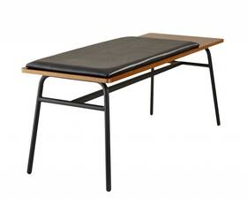 Homeroots Living Room 512839454269 39 Inch X 15.75 16.5 Walnut Bench