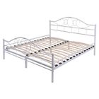 Hw52202q Apontus White Steel Bed 680196902601