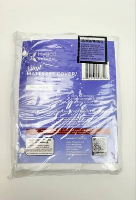 Hygea Natural 857160003330 Waterproof Mattress Cover Zippered Full Zize 54x75