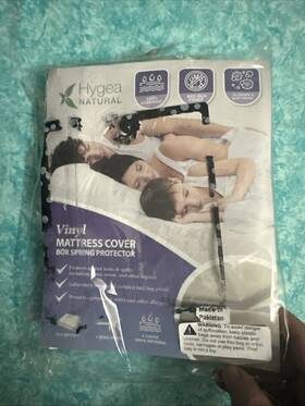 Hygea Natural 857160003392 Waterproof Vinyl Crib Mattress Protector Bed Bug And Allergen Proof Cover