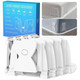 Inedrims 749687784246 4pcs Bed Sheet Holders For Corners Fitted Holder Durable Heavy Duty B