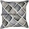 Iosis For Yves Delorme Gallerie Gray White Embroidery Decorative Throw