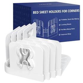 Ixbixb 607605865630 Bed Sheet Holders Lock For Corners - Mattress Holder Corner Keep F