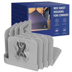 Ixbixb 607605865647 Bed Sheet Holders Lock For Corners - Mattress Holder Corner Keep F
