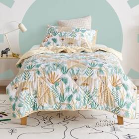 9010925 Jack & Ava And Comforter Set Tiger Safari - Single