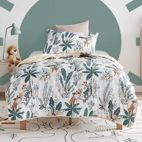 9010939 Jack & Ava And Comforter Set Cheeky Monkey - Double