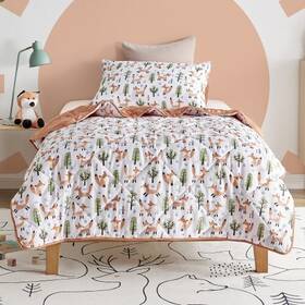 9010968 Jack & Ava And Comforter Set Shy Fox - King Single