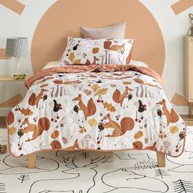 9010974 Jack & Ava And Comforter Set Find A Squirrel - King Single