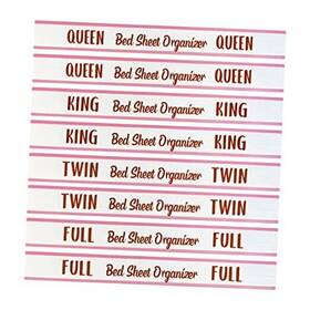 Jhuv001 Jajahu 8 Pieces Bed Sheet Organizer Bands For Linen Closet-elastic Pack Pink