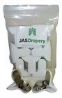 Jas Drapery Set Of Comforter Clips Padded With Foam Jaspcc