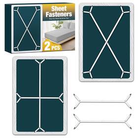 Jg-jzx-2 Jiuge Whispering Wonder 2 Pack Extra Long Bed Sheet Straps Diagonal Bedding Clips