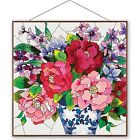 Apm121r Joan Baker Panel-peonies Vases Art Designs