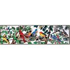 Apm404r Joan Panel-birds Feather Art Designs Baker