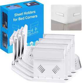 Jtnfsh 445013983996 Bed Sheet Holders For Corners Upgrade Grippers Locks 4pcs Fitted She
