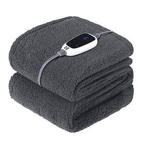 Hss50-dkgrey Kata Electric Blanket Heated Throw 50 Inch X60 Soft Size X 60 Dark Grey