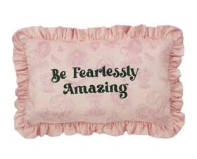 Pw952d Katie Kime Wicked For Good X Katy Kime-pink Throw Pillow Inch Be Fearlessly Amazing 13 22