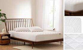 1zw020akgwht Keeco Llc Simply Clean Triple Action Mattress Pad Waterproof Ultra King
