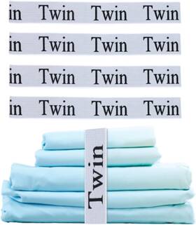 Keepsweat 769083404050 Bed Sheet Organizer Bands And Storage Label For Twin Si