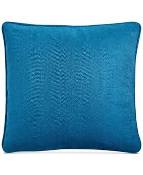 1130484teal20x20 Lacourte Matilda Herringbone 20 Square Decorative Pillow Blue