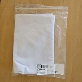 Lc1589 Lakeshore New Cot Sheet White For 21.5 Inch X 51.75 Size Mattress P/n