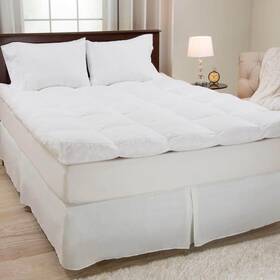 Hw8804001 Lavish Home Mattress Topper High-quality Medium No Pocket Down Alternative White