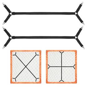 Cdj002 Lkbeuuu Bed Sheet Holder Straps 2pcs Elastic Adjustable Grippers Fitted