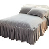 Lrcq1705609k Liferevo Luxury Velvet Diamond Quilted Fitted Bed Sheet 689847867214