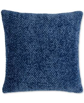 Lush Decor 194938065542 Braided Decorative Pillow 18 X Limoges Blue