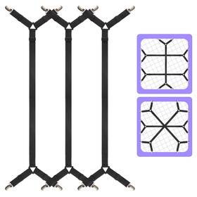 L3cdj001 Luyena Bed Sheet Straps 3 Pcs Secure And Holder For Full Size Beds Adju