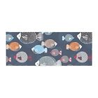 Ma2001abr01 Yozos Bedding Accessories Back To School Melissa Armstrong Swim Blue Red Bed Runner 34in X 86in 659257874447