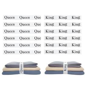Mal006 Maletnd 12 Pieces Bed Sheet Organizer Bands Closet Organization Straps Linen