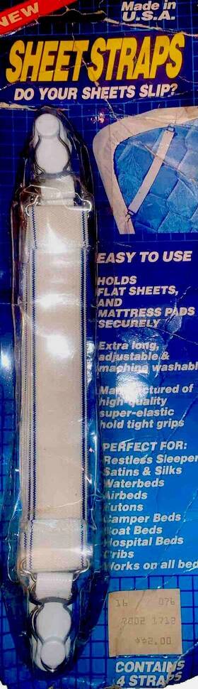 Manloe 049166000080 Inc Clip Sheet Straps Package Of 4 New