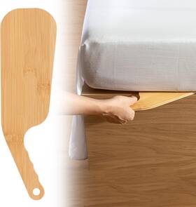 Maplefield 445014384389 1 Pack Extra Wide Bamboo Bed Sheet Tucker Tool - Durable Maker To Kee