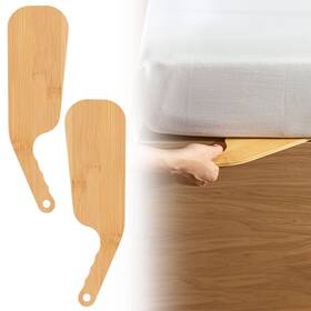 Maplefield 810088272455 2 Pack Extra Wide Bamboo Bed Sheet Tucker Tool - Durable Maker