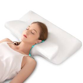 138237 Marnur Cervical Pillow Memory Foam Orthopedic For Neck Pain Sleeping Side