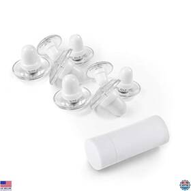 B00oackw3o Martha Stewart Clear Magnetic Duvet Clips - 8 Pack Comforter Fasteners Holds Up To 10lbs