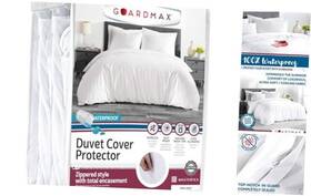 Mastertex 810098255202 Waterproof Duvet Cover - Jersey Fabric With Zipper Closure Premium Quality