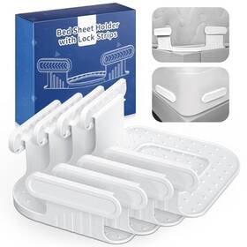 Cdgdq0001 Metachoice Lock Bed Sheet Holders For Corners Heavy Duty Straps With Anti-slip Pads