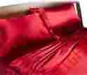 Micsstw001lusa Elite Home Products New 100 Luxury Satin Woven Polyester Sheet Set Red Twin